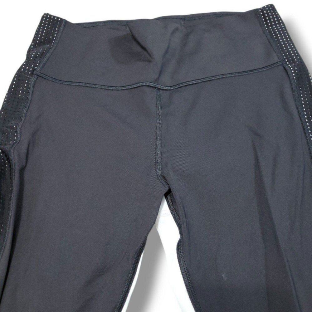 Athleta Leggings Size Medium W29"xL20" Athleta Hiit It Mesh Capri Leggings Crop - Picture 5 of 9